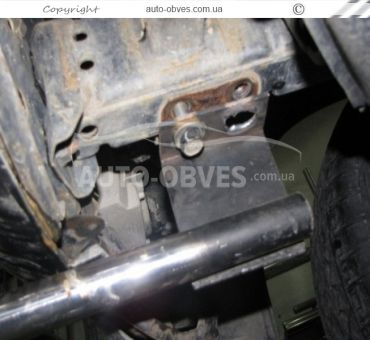Защита переднего бампера Toyota LC 100 фото 1
