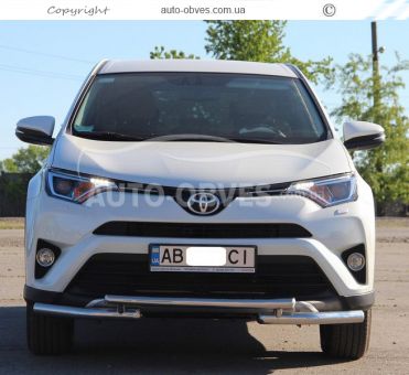 Захист переднього бампера Toyota Rav4 2016-2019 фото 1