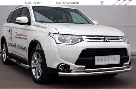 Double arc Mitsubishi Outlander 2013-2015 -type: before and after restyling фото 1