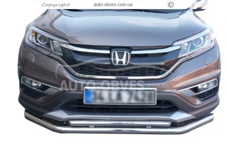 Двойная дуга Honda CRV 2016-2017 фото 0