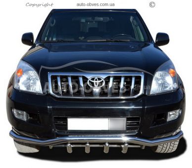 Захист переднього бампера Toyota Prado 120 фото 1