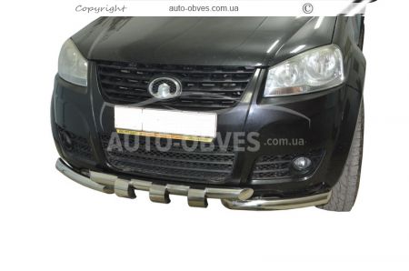 Bumper protection Great Wall Wingle 5 - type: model, with plates 5-7 days фото 0