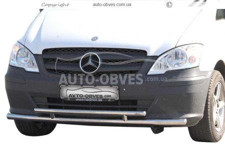 Двойная дуга Mercedes Viano II, Vito II 2010-2014 - тип: на трубках фото 0