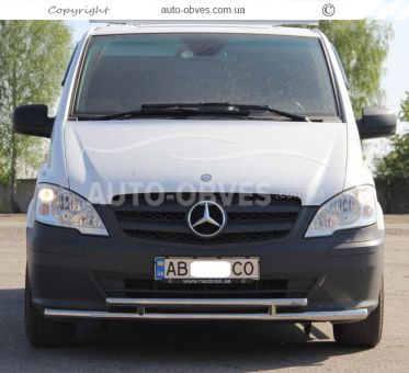 Двойная дуга Mercedes Viano II, Vito II 2010-2014 - тип: на трубках фото 2