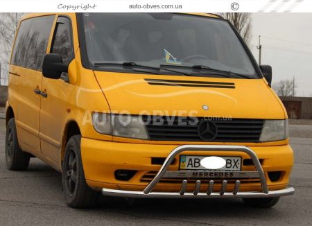 Захист переднього бампера Mercedes Vito I фото 2