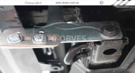 Защита переднего бампера Toyota Fortuner 2015-... фото 2