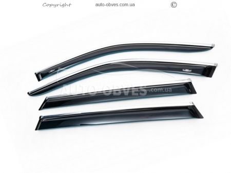 Renault Kadjar windshields - type: with chrome molding фото 0