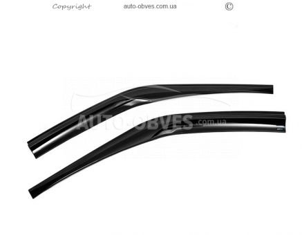 Window deflectors Ford Transit 2014-... - type: 2 pcs, sunplex sport фото 1