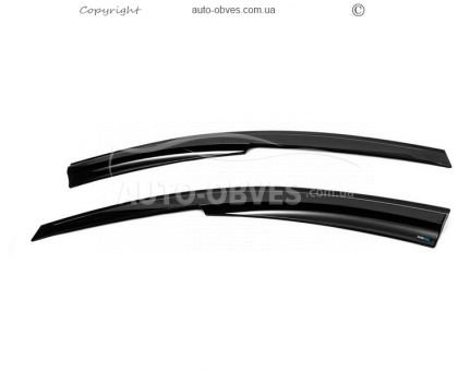 Window deflectors Renault Dokker 2013-... - type: 2 pcs, sunplex sport фото 0