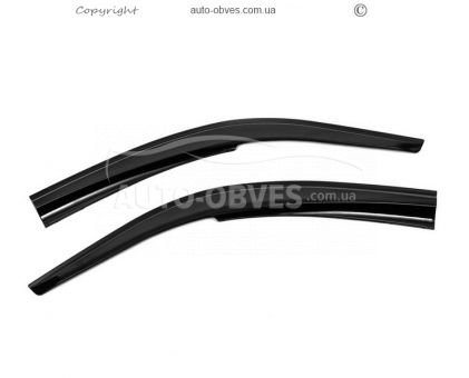 Window deflectors Renault Kangoo 2003-2007 - type: 2 pcs, sunplex sport фото 0