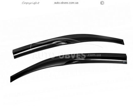 Window deflectors Peugeot Expert 2016-... - type: 2 pcs, sunplex sport фото 1