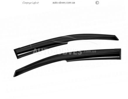 Window deflectors Volkswagen Caddy 2020-... - type: 2 pcs, sunplex sport фото 1