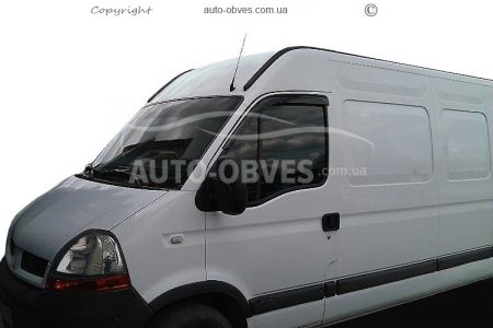 Дефлекторы окон Renault Master 2004-2010 - тип: 2 шт фото 2