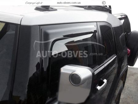 Дефлектори вікон Toyota FJ Cruiser - тип: 2 шт hic фото 2