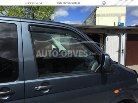 Wind deflectors Volkswagen T5 2010-2015 - type: 2 pcs фото 2