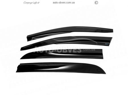 Window deflectors Citroen C-Elysee 2012-... - type: 4 pcs, sunplex sport фото 0