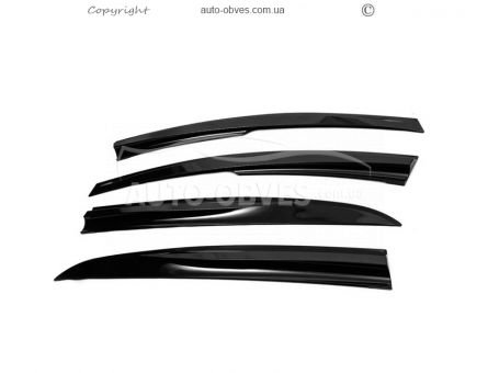 Window deflectors Hyundai I20 2014-2020 - type: 4 pcs, sunplex sport фото 1