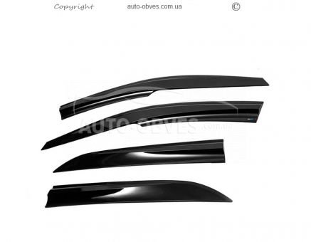 Window deflectors Hyundai I20 2020-... - type: 4 pcs, sunplex sport фото 0