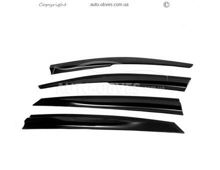 Window deflectors Kia Optima 2011-2015 - type: 4 pcs, sunplex sport фото 0