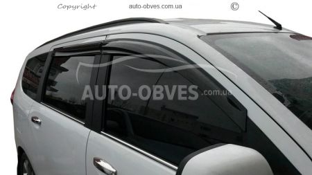 Дефлектори вікон Dacia Lodgy 2013-... - тип: 4 шт sunplex sport фото 2