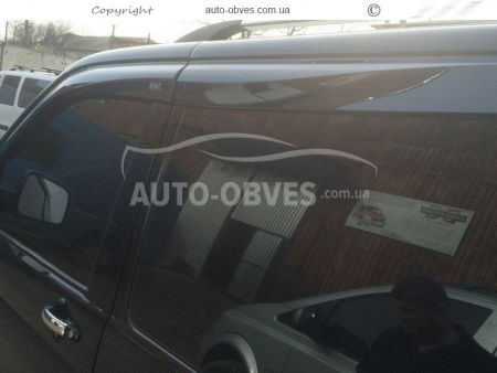 Window deflectors Volkswagen T5 2010-2015 - type: 4 pcs, sunplex sport фото 4