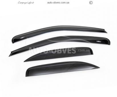 Window deflectors Ford Mondeo 1996-2001 - type: 4 pcs hic фото 1