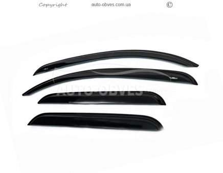 Дефлектори вікон Mercedes Citan 2012-… - тип: 4 шт hic фото 0