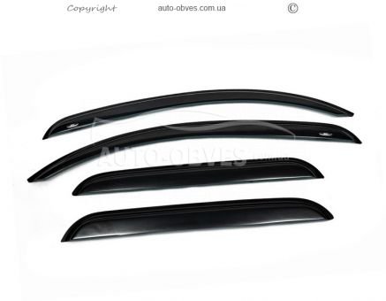 Window deflectors Mercedes Citan 2012-... - type: 4 pcs hic фото 1