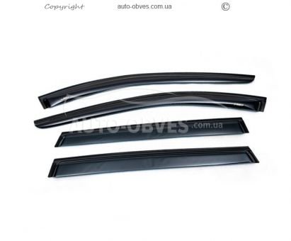 Дефлектори вікон Peugeot 208 2012-2019 - тип: hb 5d 4 шт hic фото 0