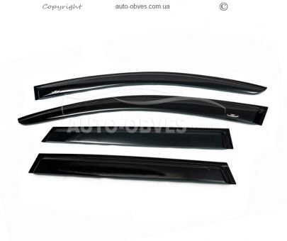 Wind deflectors Volkswagen Touareg 2010-2017 фото 0