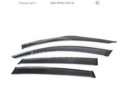 Window deflectors BMW X4 F26 - type: 4 pcs фото 1