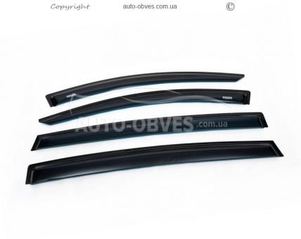 Window deflectors Renault Sandero 2013-... - type: 4 pcs фото 1