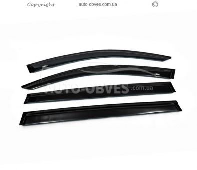 Window deflectors Volkswagen Tiguan 2016-2023 - type: allspace lwb 4 pcs hic фото 1