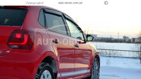 Дефлекторы окон Volkswagen Polo 2010-2017 - тип: hb 4 шт hic фото 1