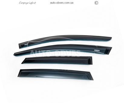 Window deflectors Volvo XC60 2008-2015 - type: 4 pcs фото 0