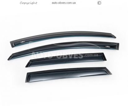 Wind deflectors Opel Astra J 2010-2016 - type: hb sd фото 1