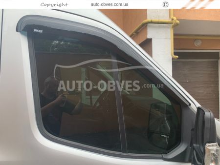 Window deflectors Ford Transit 2014-... - type: 2 pcs фото 3