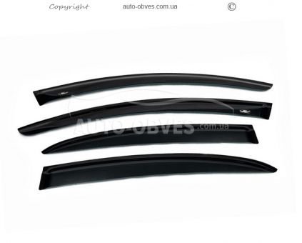 Window deflectors Opel Vectra C 2002-2008 - type: sd 4 pcs hic фото 1