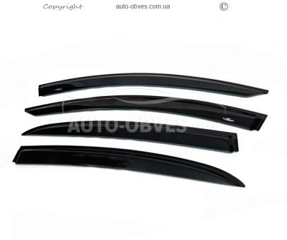 Window deflectors Renault Megane IV 2016-… - type: sd 4 pcs hic фото 0