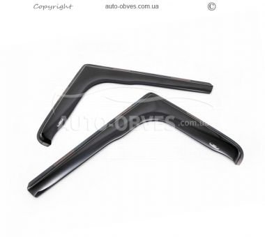 Window deflectors Ford Transit 2000-2006 - type: insert 2 pcs hic фото 0