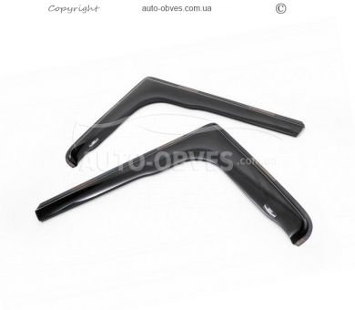 Window deflectors Ford Transit 2000-2006 - type: insert 2 pcs hic фото 1