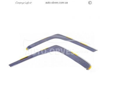 Window deflectors Mercedes Sprinter 2018-... - type: insert 2 pcs photo 1