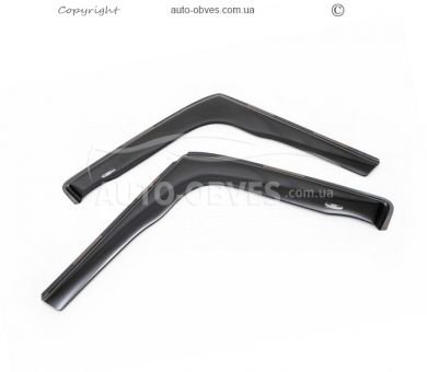 Window deflectors Ford Connect 2002-2006 - type: insert 2 pcs hic фото 0