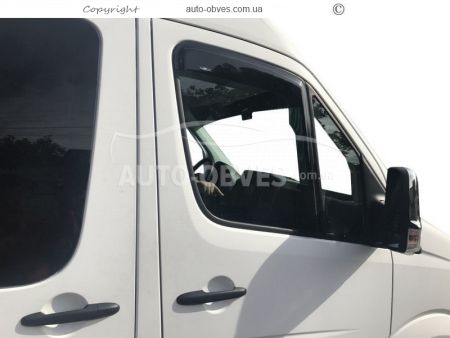 Window deflectors Nissan Interstar 2004-2010 - type: insert 2 pcs hic фото 0