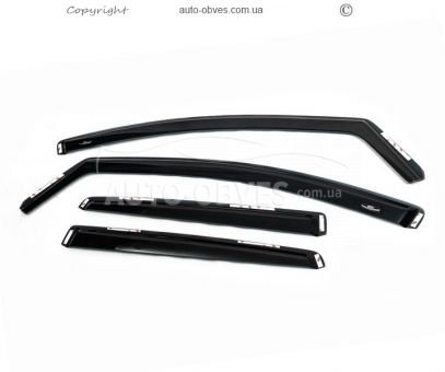 Window deflectors Ford Kuga, Escape 2013-2020 - type: insert 4 pcs hic фото 0