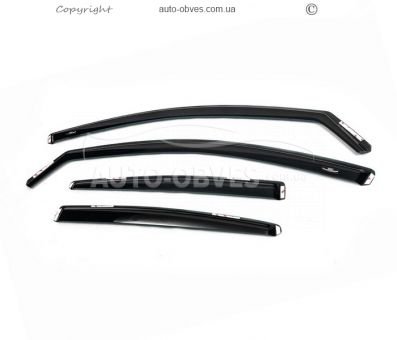 Window deflectors Volkswagen Passat B6 2006-2011 - type: insert sd 4 pcs hic фото 0