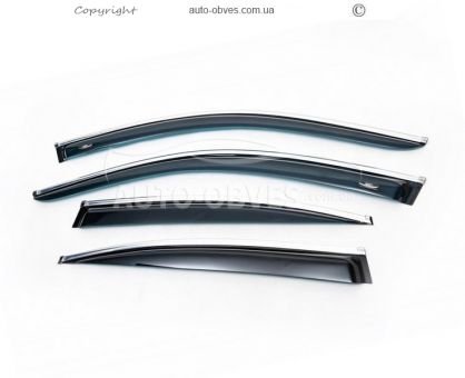 BMW 5 Series E60 windshields - type: with chrome molding фото 0