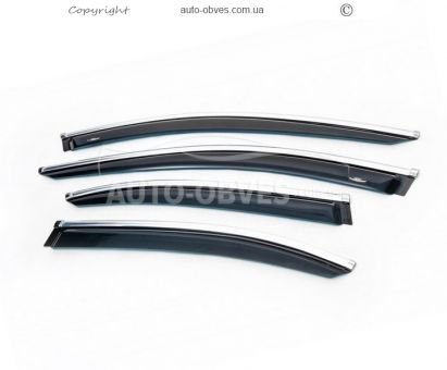 Windshields Mercedes E-class w213 - type: with chrome molding фото 0