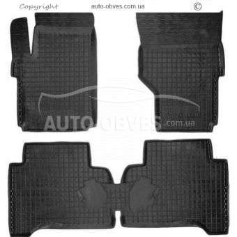 Floor mats Volkswagen Amarok 2016-... - type: polyurethane фото 0