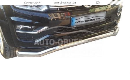 Front bumper guard Volkswagen Amarok 2016-... фото 1